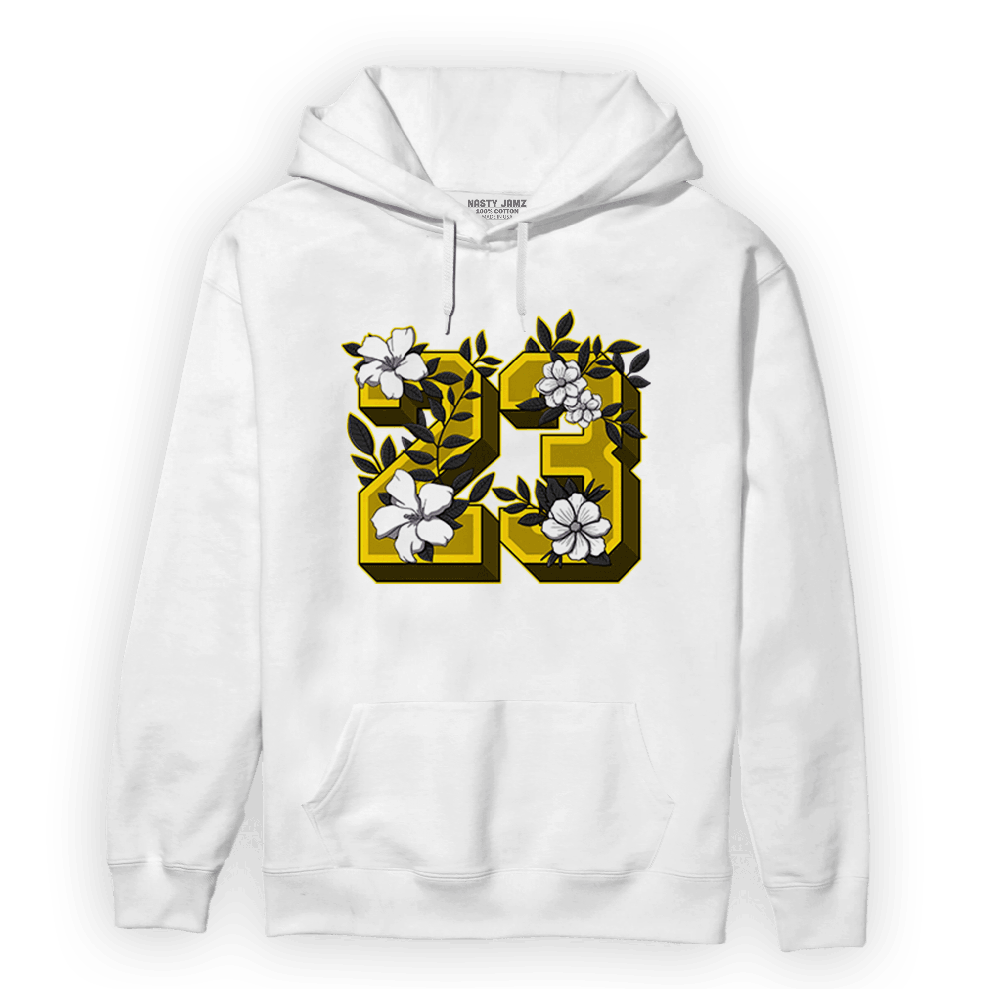 Thunder 4s Hoodie Match 23 Floral - NastyJamz