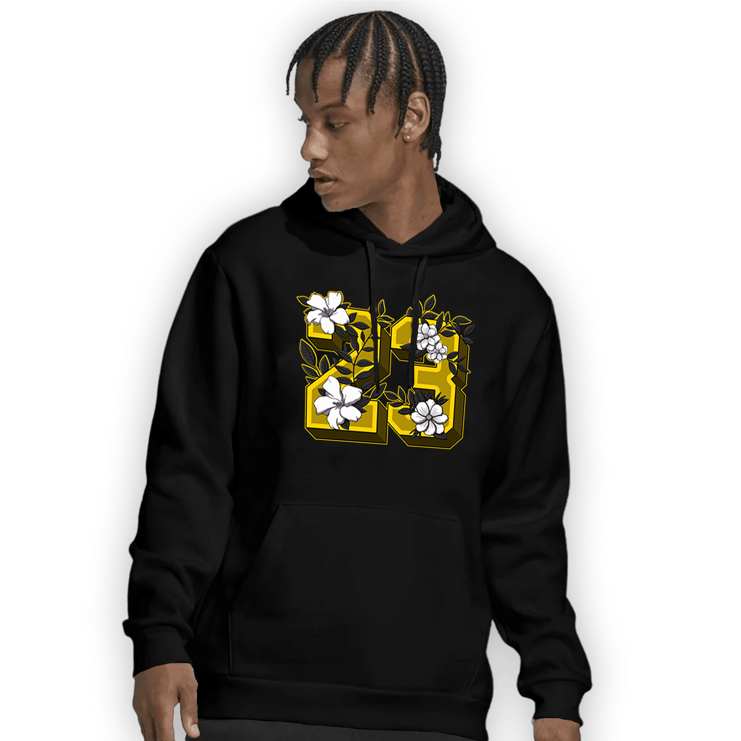 Thunder 4s Hoodie Match 23 Floral - NastyJamz