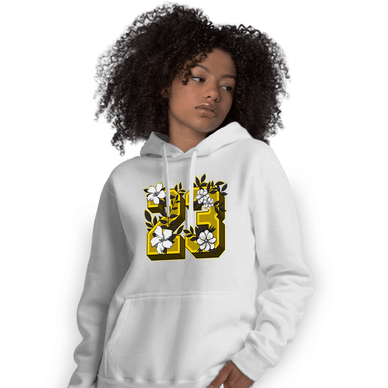 Thunder 4s Hoodie Match 23 Floral - NastyJamz