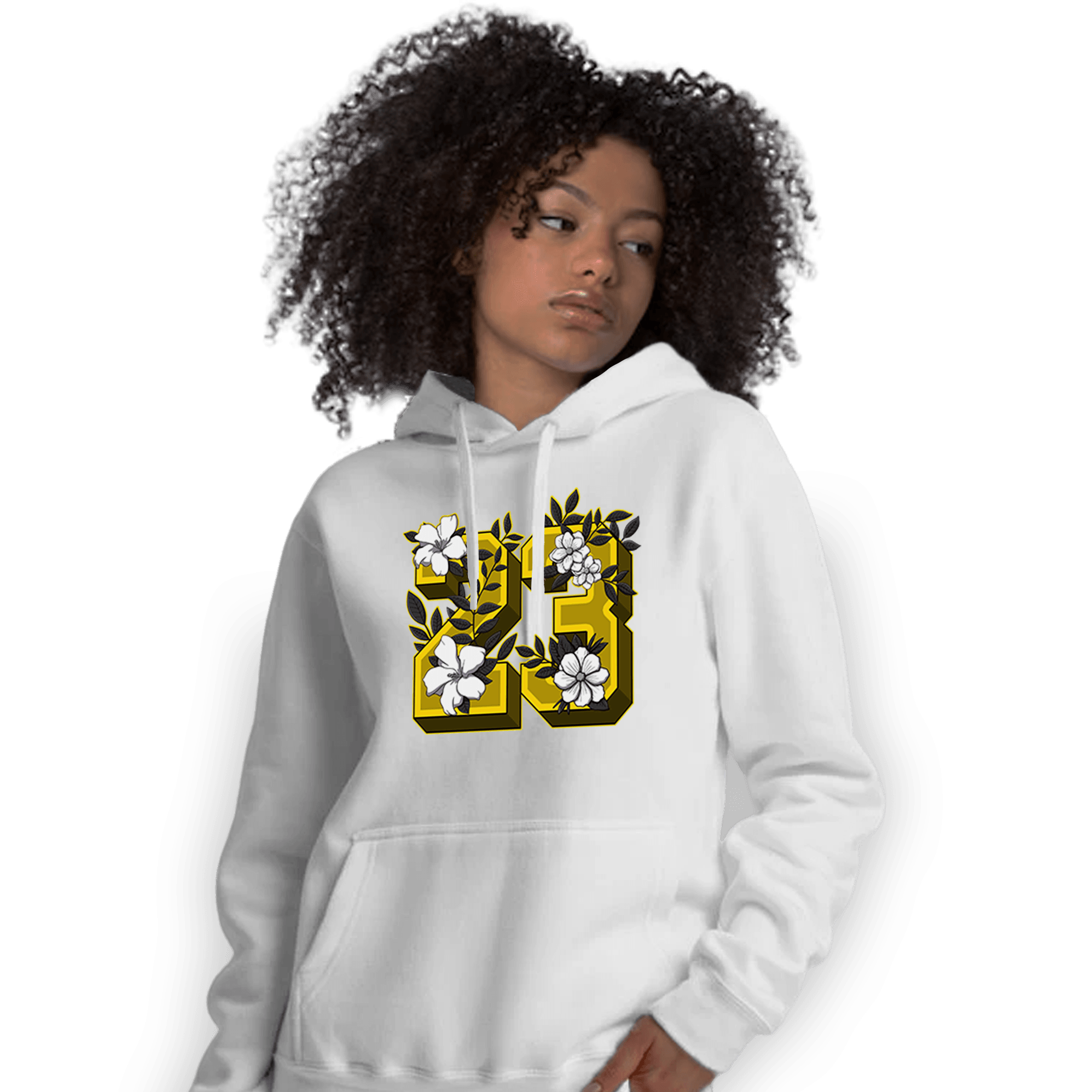 Thunder 4s Hoodie Match 23 Floral - NastyJamz