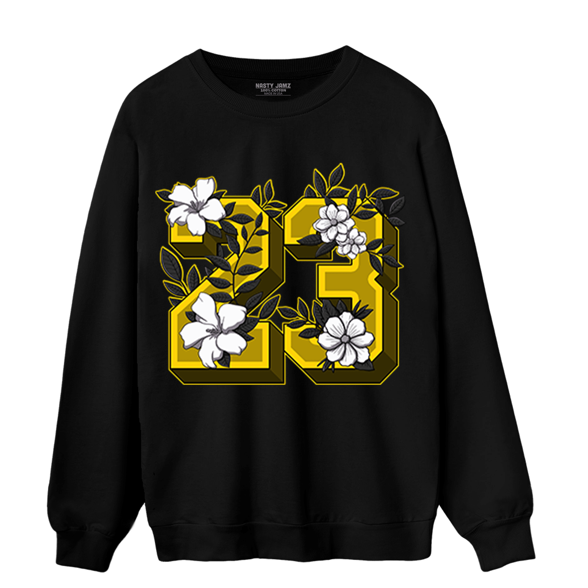 Thunder 4s Sweatshirt Match 23 Floral - NastyJamz