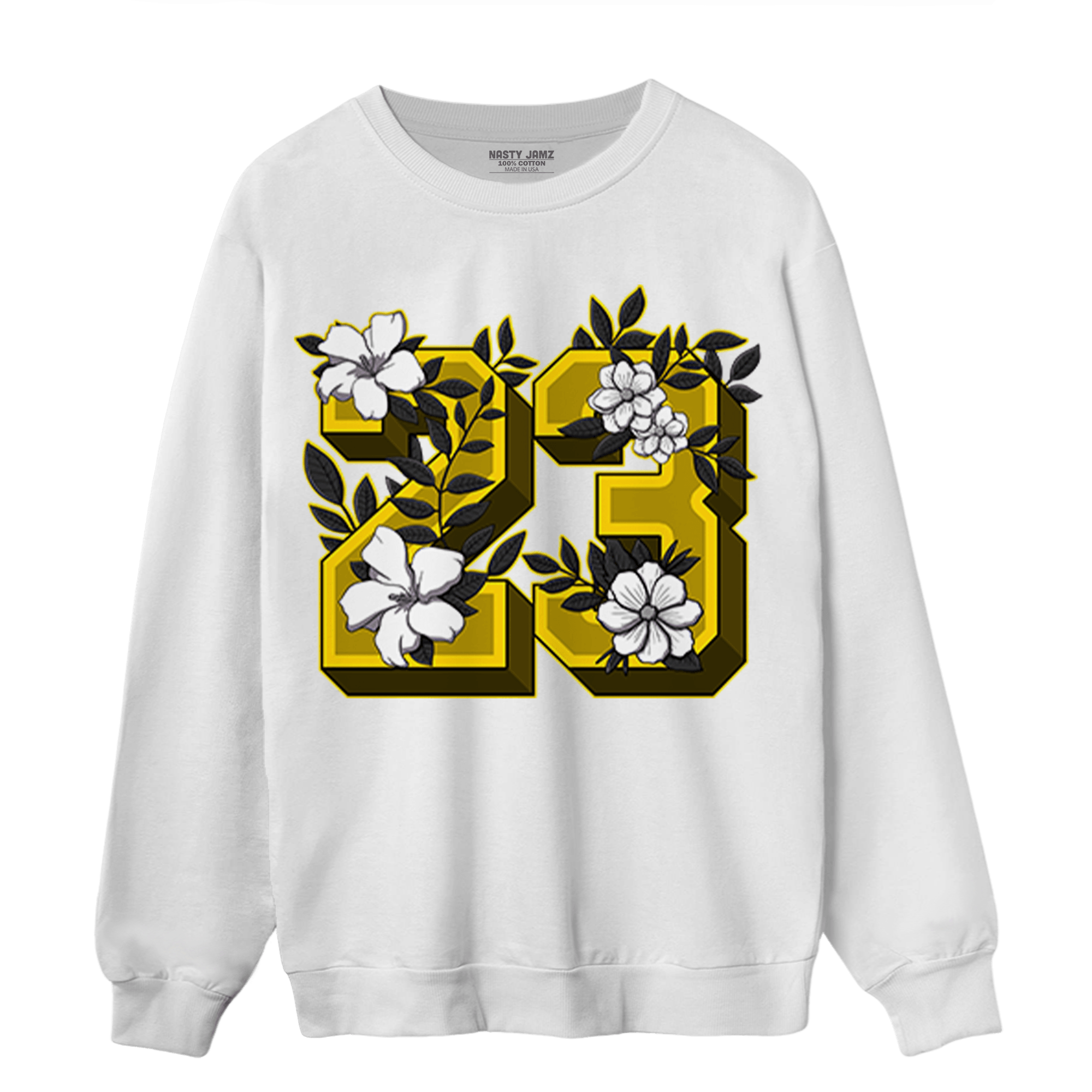 Thunder 4s Sweatshirt Match 23 Floral - NastyJamz
