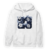 Midnight Navy 5s Hoodie Match 23 Floral - NastyJamz