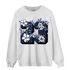 Midnight Navy 5s Sweatshirt Match 23 Floral - NastyJamz