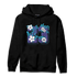 Aqua 6s Hoodie Match 23 Floral - NastyJamz