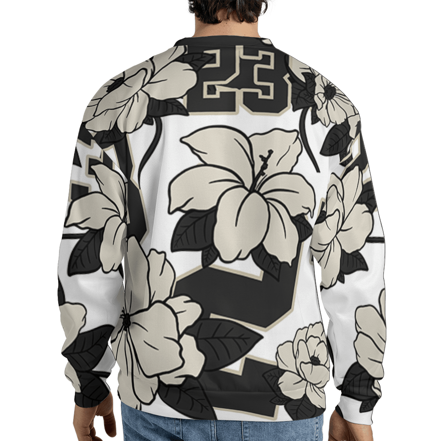 Gratitude 11s Sweatshirt Match 23 Floral 3D All-Over Print Flowers - NastyJamz