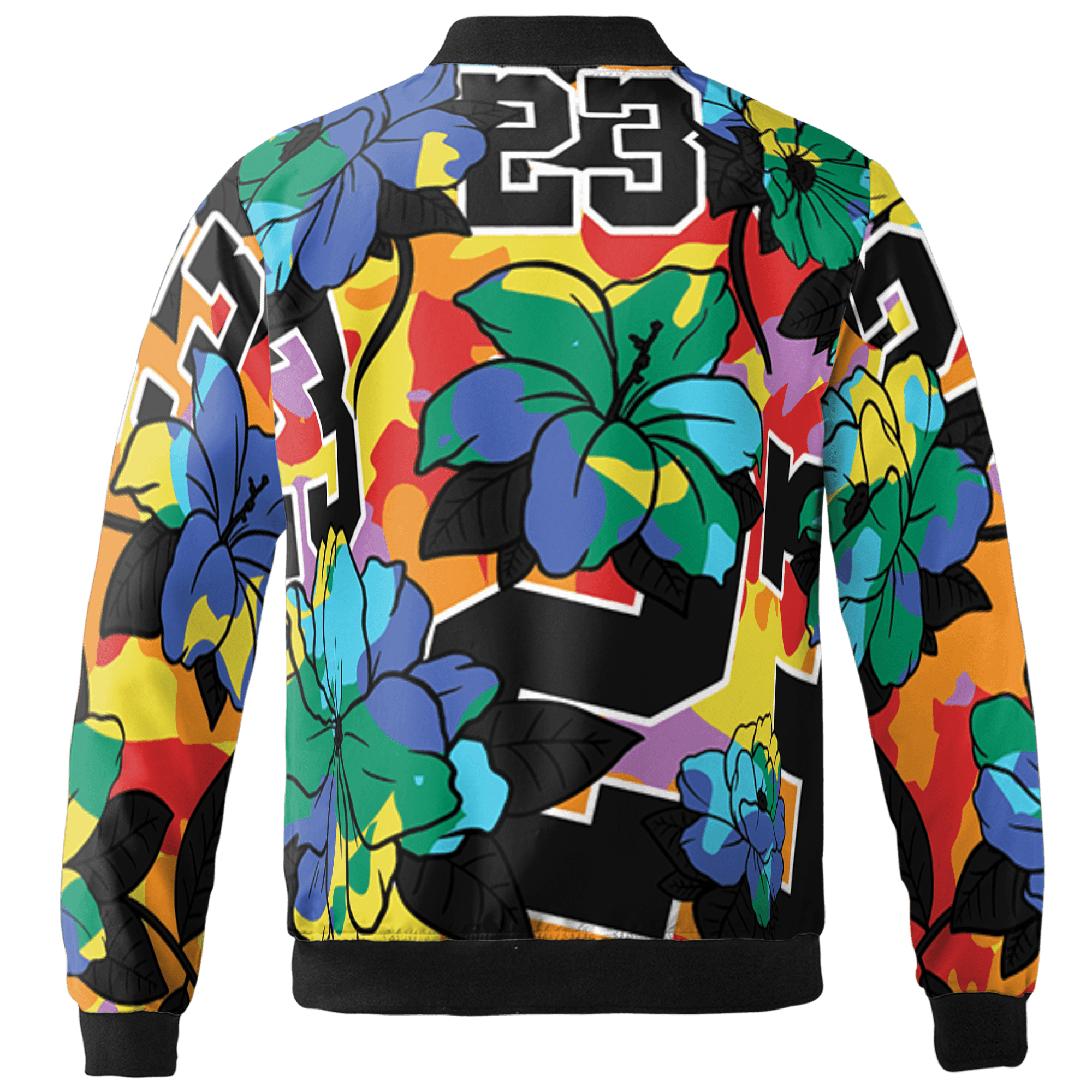 Mid GS Six Championships 1s Jacket Match 23 Floral 3D All-Over Print Flowers - NastyJamz