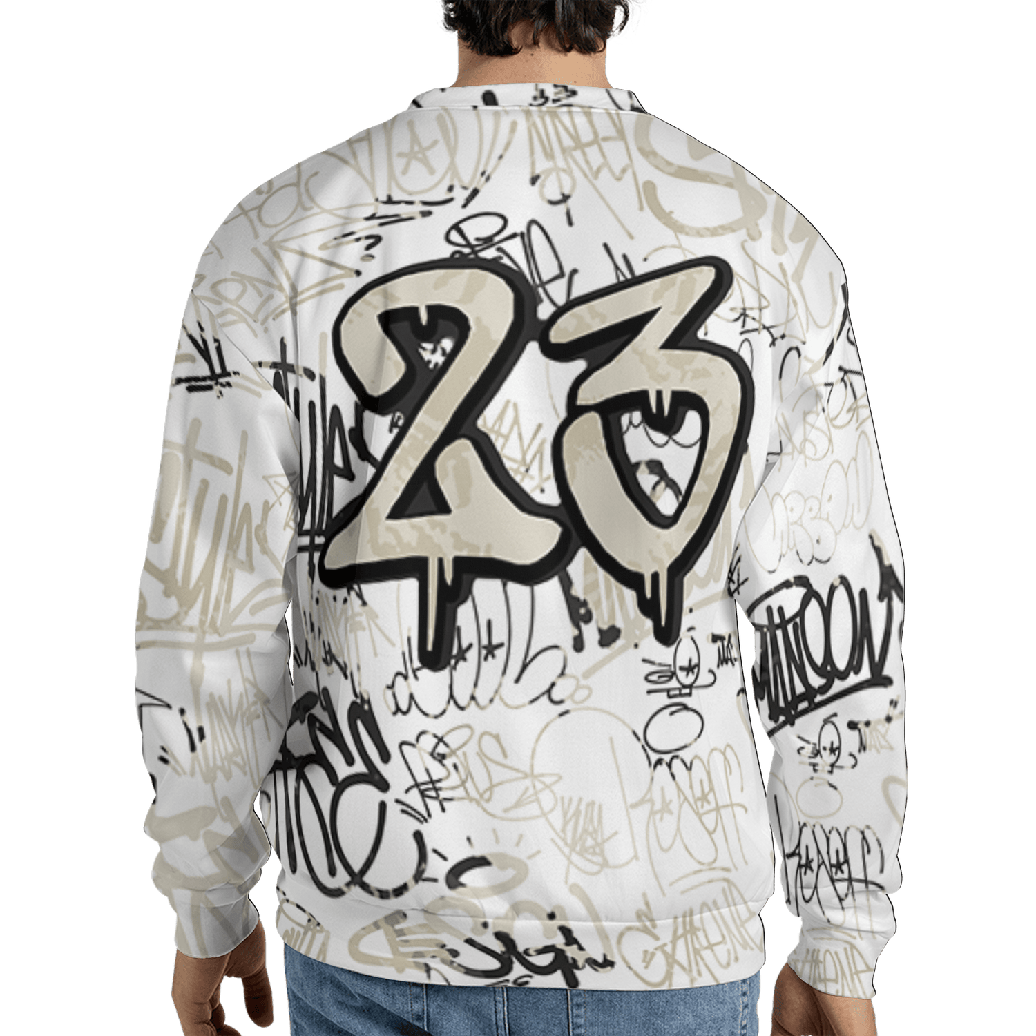 Gratitude 11s Sweatshirt Match 23 Hiphop 3D All-Over Print Graffiti Pattern - NastyJamz