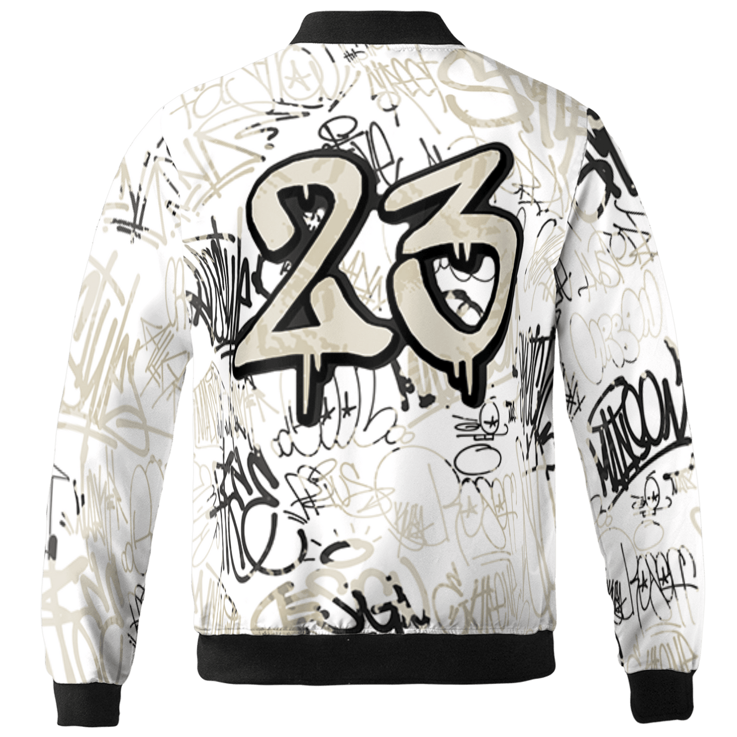 Gratitude 11s Jacket Match 23 Hiphop 3D All-Over Print Graffiti Pattern - NastyJamz