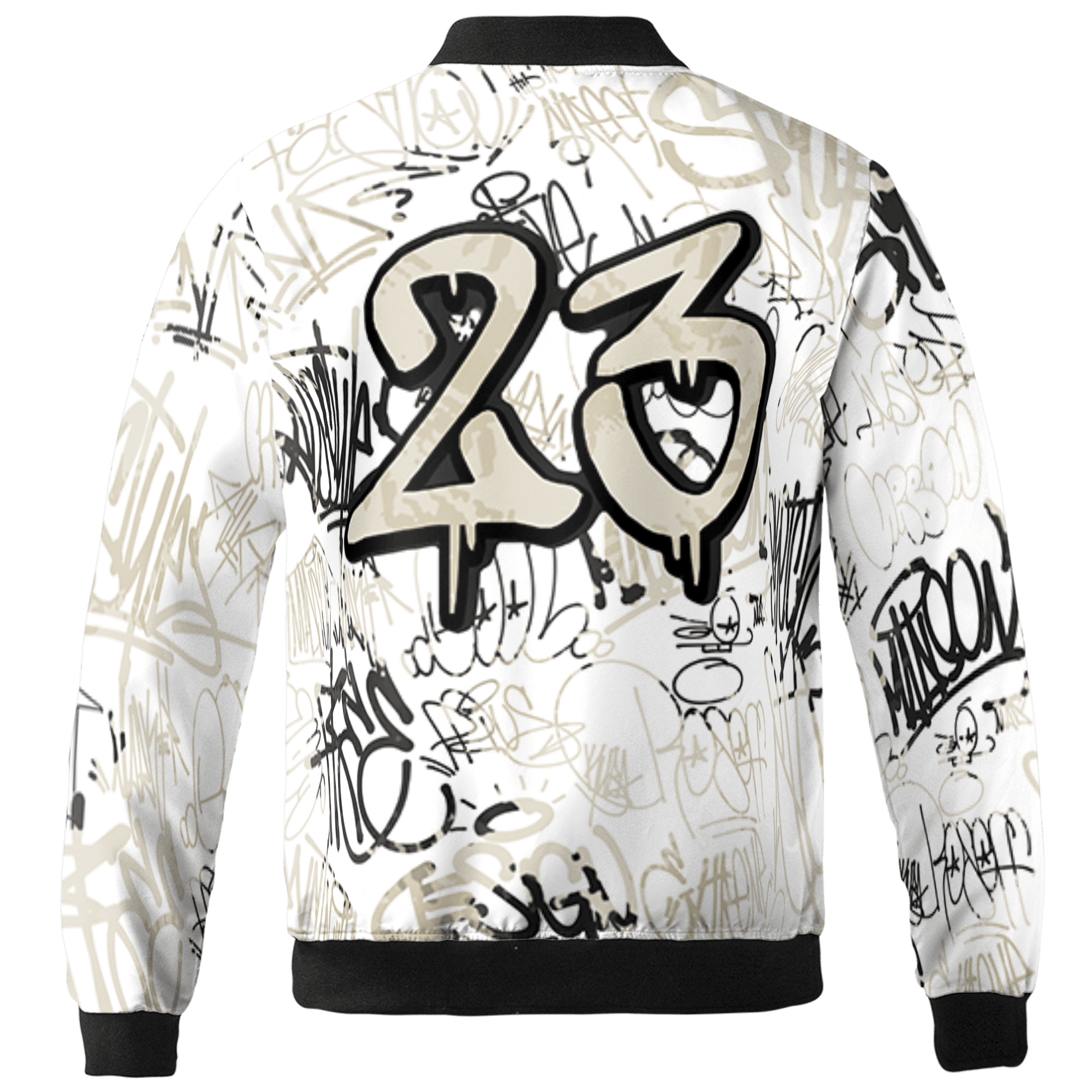 Gratitude 11s Jacket Match 23 Hiphop 3D All-Over Print Graffiti Pattern - NastyJamz