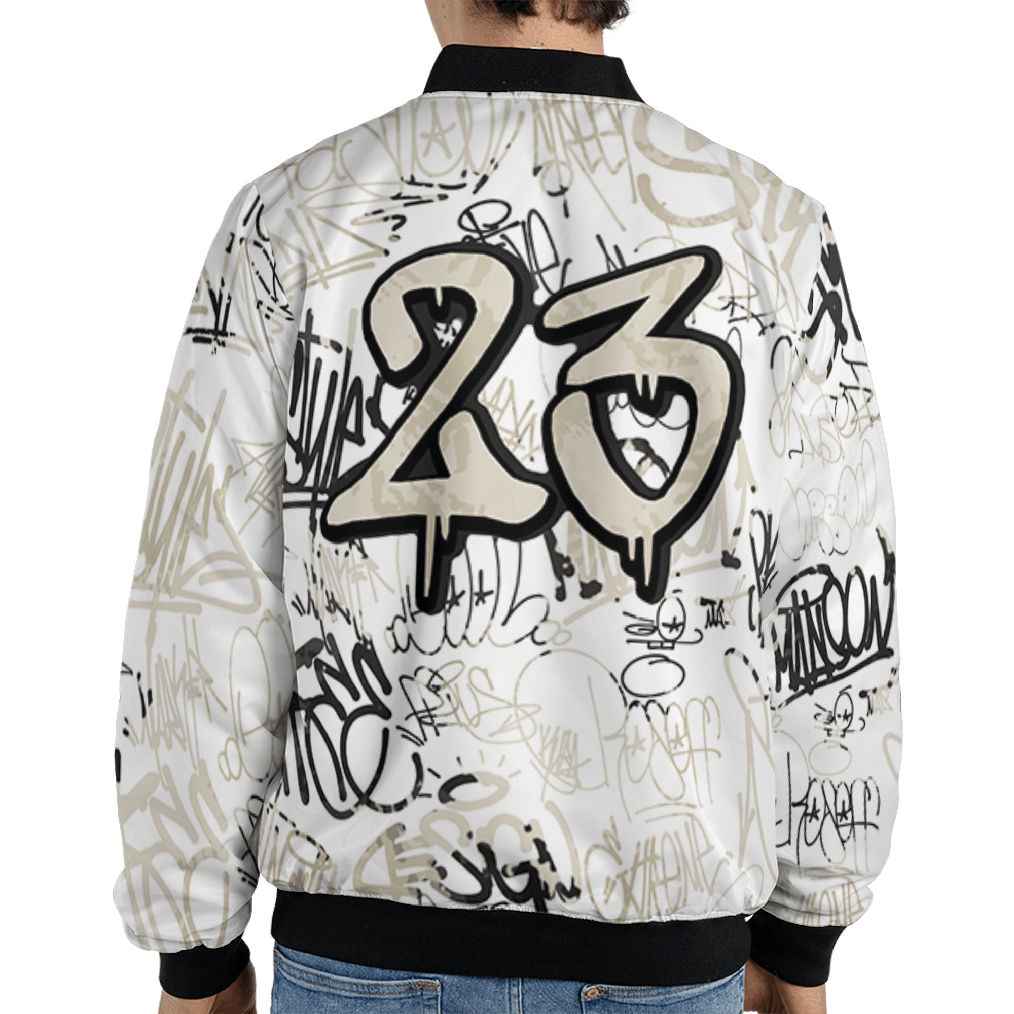 Gratitude 11s Jacket Match 23 Hiphop 3D All-Over Print Graffiti Pattern - NastyJamz