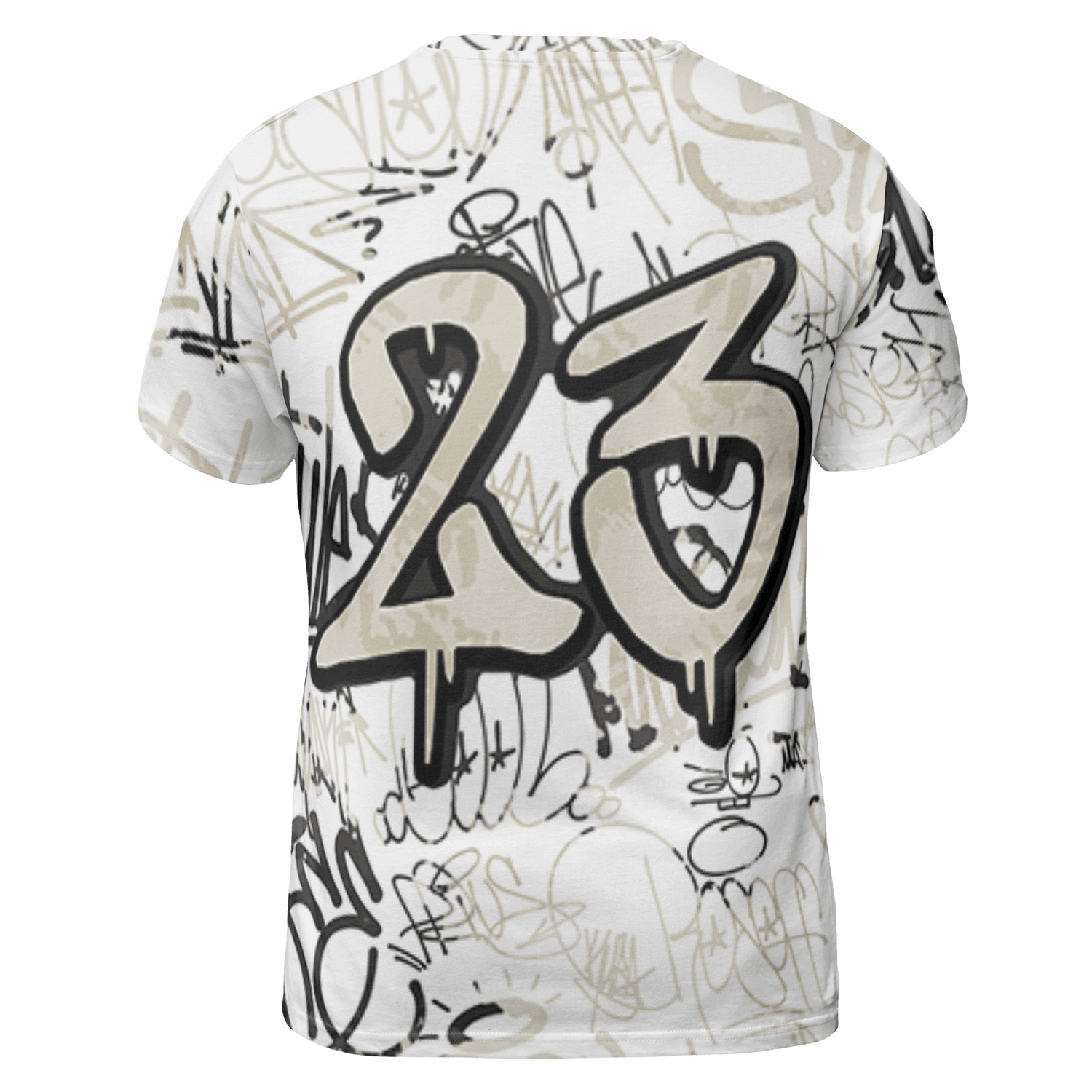 Gratitude 11s T Shirt Match 23 Hiphop 3D All-Over Print Graffiti Pattern - NastyJamz