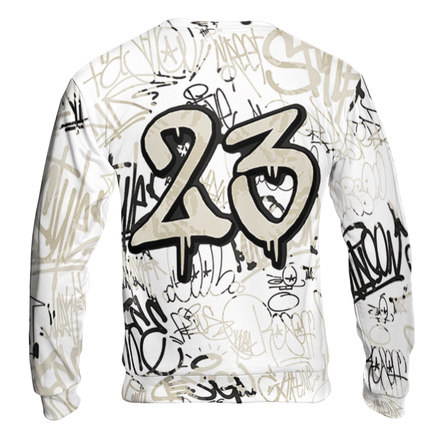 Gratitude 11s Sweatshirt Match 23 Hiphop 3D All-Over Print Graffiti Pattern - NastyJamz