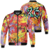 Mid GS Six Championships 1s Jacket Match 23 Hiphop 3D All-Over Print Graffiti Pattern - NastyJamz