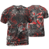 Bred Reimagined 4s T Shirt Match 23 Hiphop 3D All-Over Print Graffiti Pattern - NastyJamz
