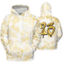 Sail 4s Hoodie Match 23 Hiphop 3D All-Over Print Graffiti Pattern - NastyJamz