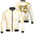 Sail 4s Jacket Match 23 Hiphop 3D All-Over Print Graffiti Pattern - NastyJamz