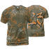 Olive 5s T Shirt Match 23 Hiphop 3D All-Over Print Graffiti Pattern - NastyJamz