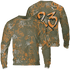Olive 5s Sweatshirt Match 23 Hiphop 3D All-Over Print Graffiti Pattern - NastyJamz
