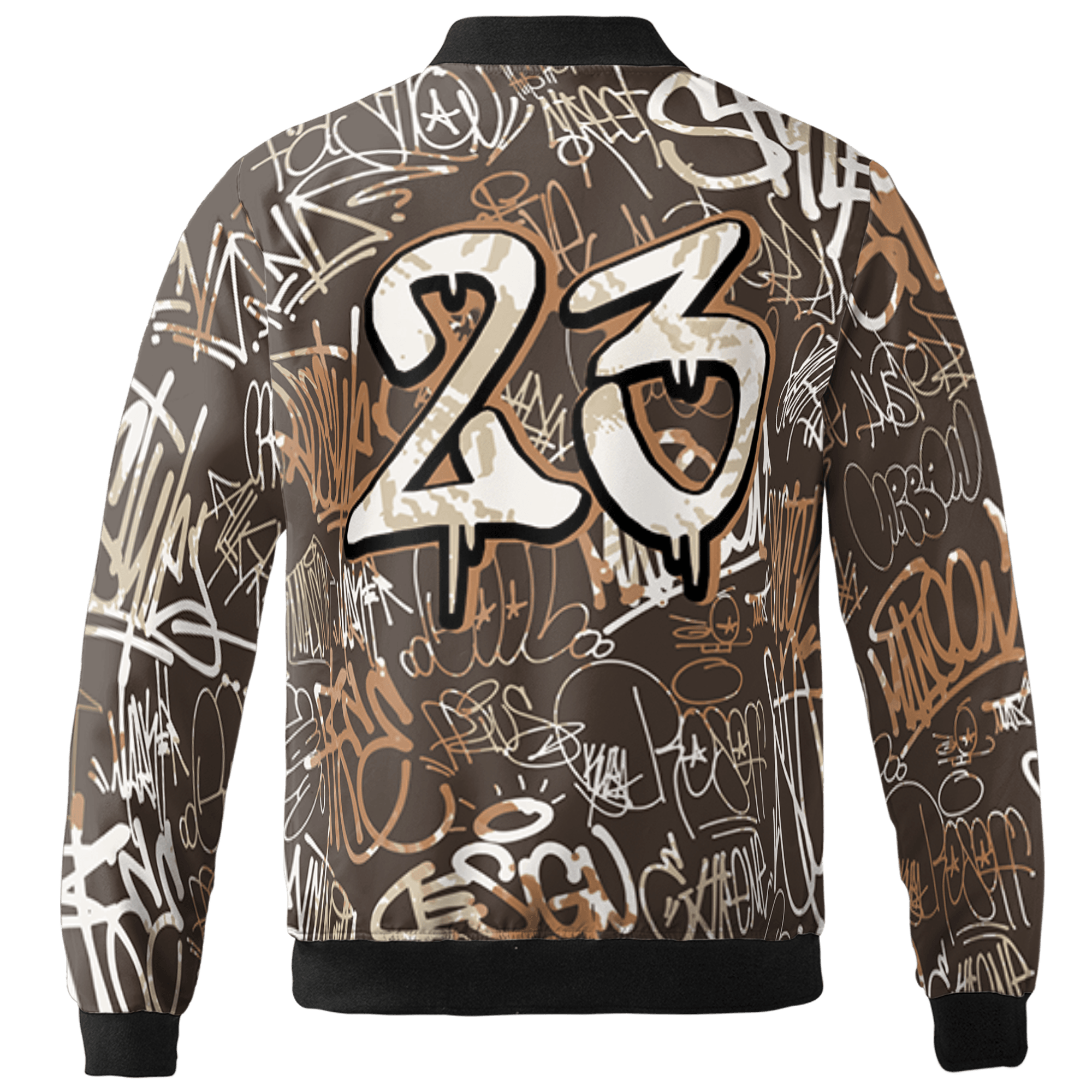 Jumpman Jack Jacket Match 23 Hiphop 3D All-Over Print Graffiti Pattern - NastyJamz