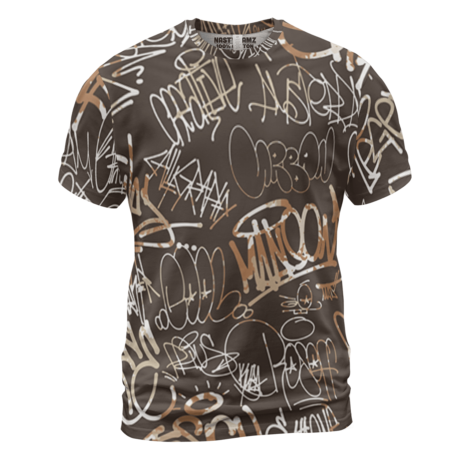 Jumpman Jack T Shirt Match 23 Hiphop 3D All-Over Print Graffiti Pattern - NastyJamz