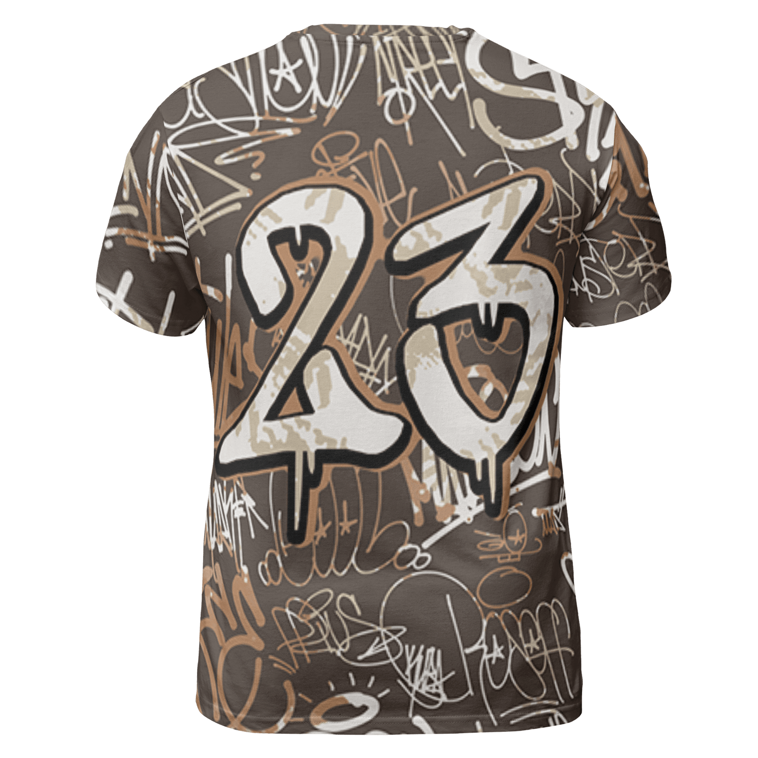 Jumpman Jack T Shirt Match 23 Hiphop 3D All-Over Print Graffiti Pattern - NastyJamz