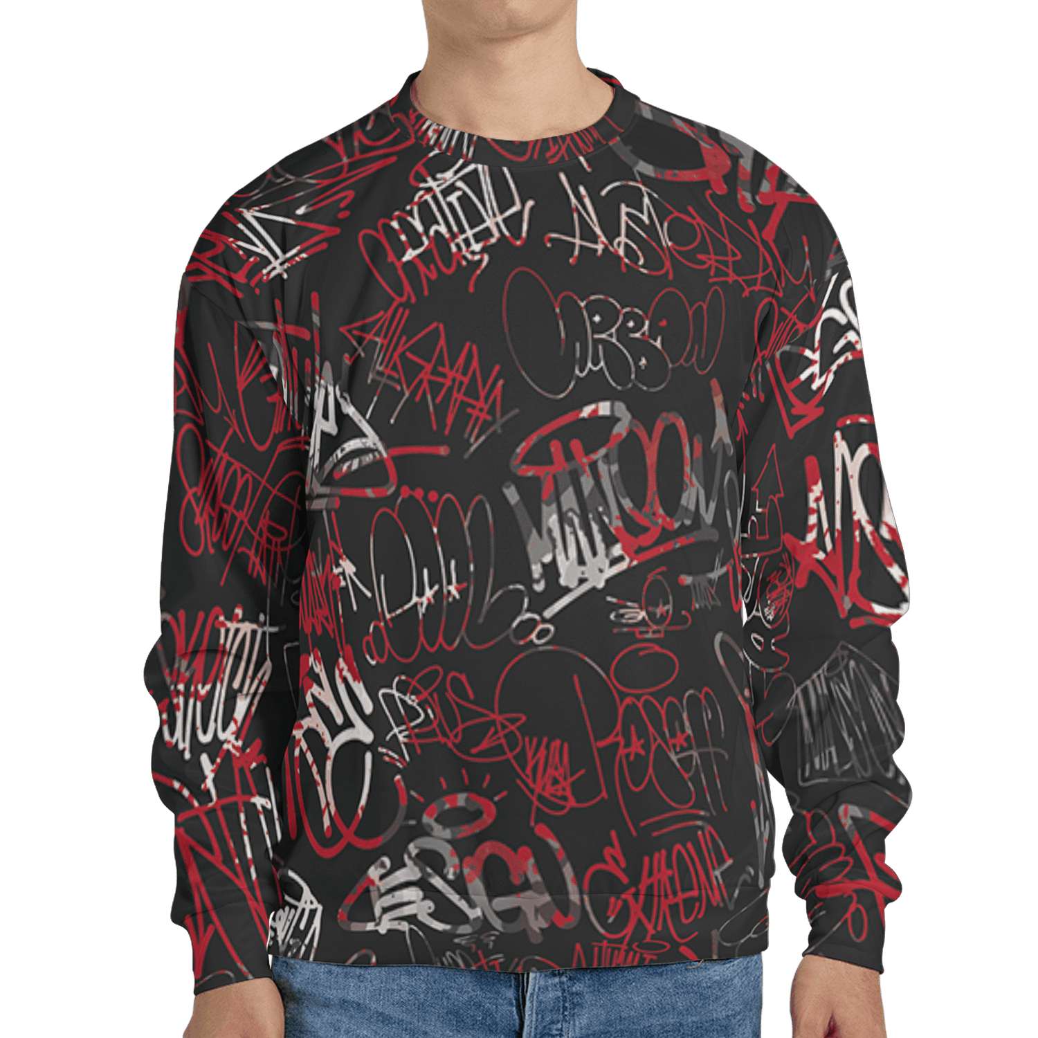 Spizike Low Bred T Shirt Match 23 Hiphop 3D All-Over Print Graffiti Pattern - NastyJamz