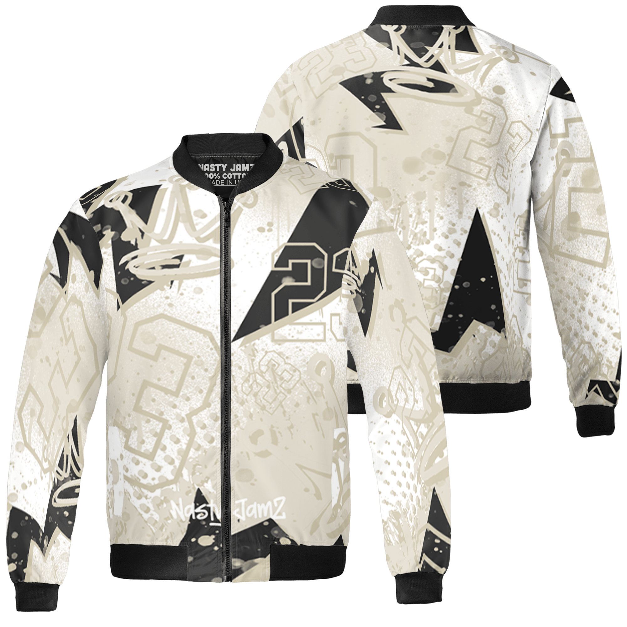 Gratitude 11s Jacket Match 23 King 3D All-Over Print Zigzag - NastyJamz