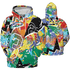 Mid GS Six Championships 1s Hoodie Match 23 King 3D All-Over Print Zigzag - NastyJamz