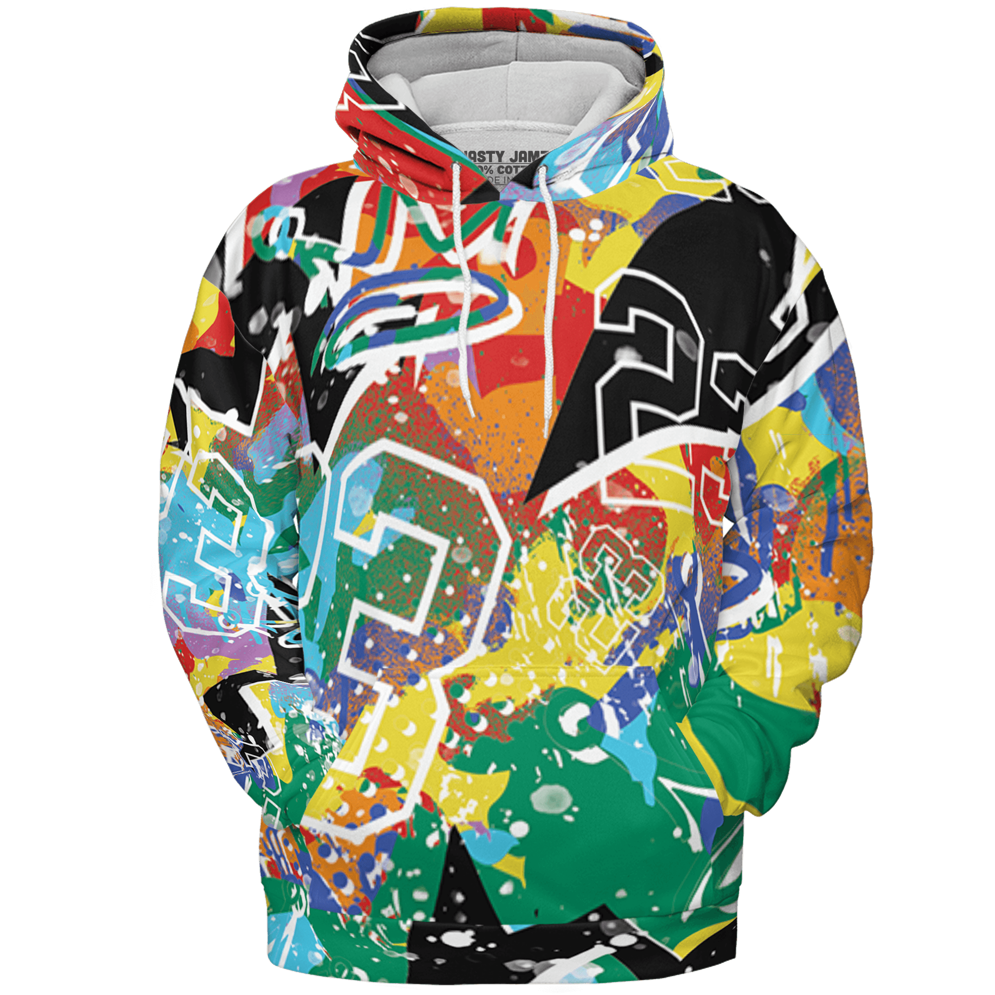 Mid GS Six Championships 1s Hoodie Match 23 King 3D All-Over Print Zigzag - NastyJamz