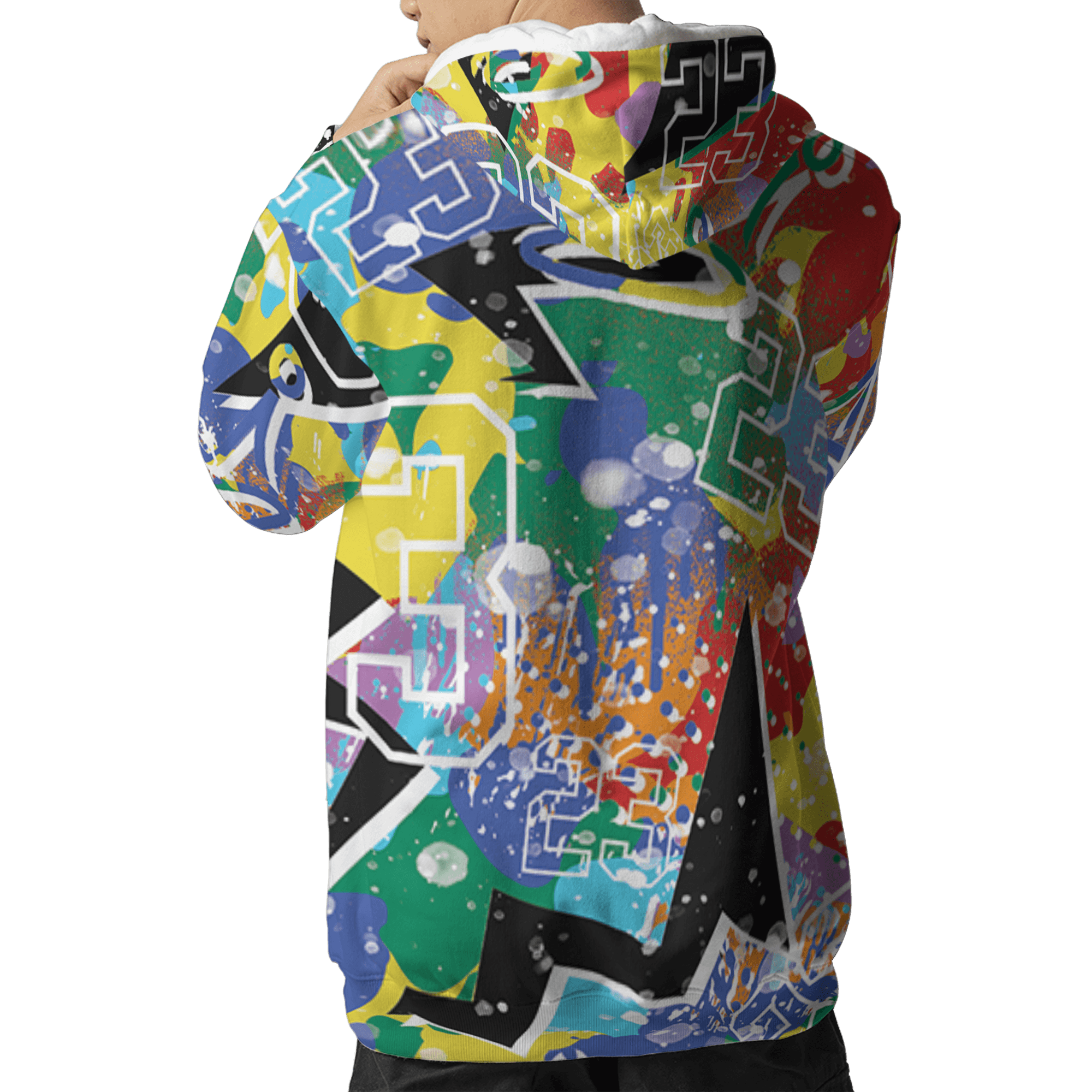 Mid GS Six Championships 1s Hoodie Match 23 King 3D All-Over Print Zigzag - NastyJamz
