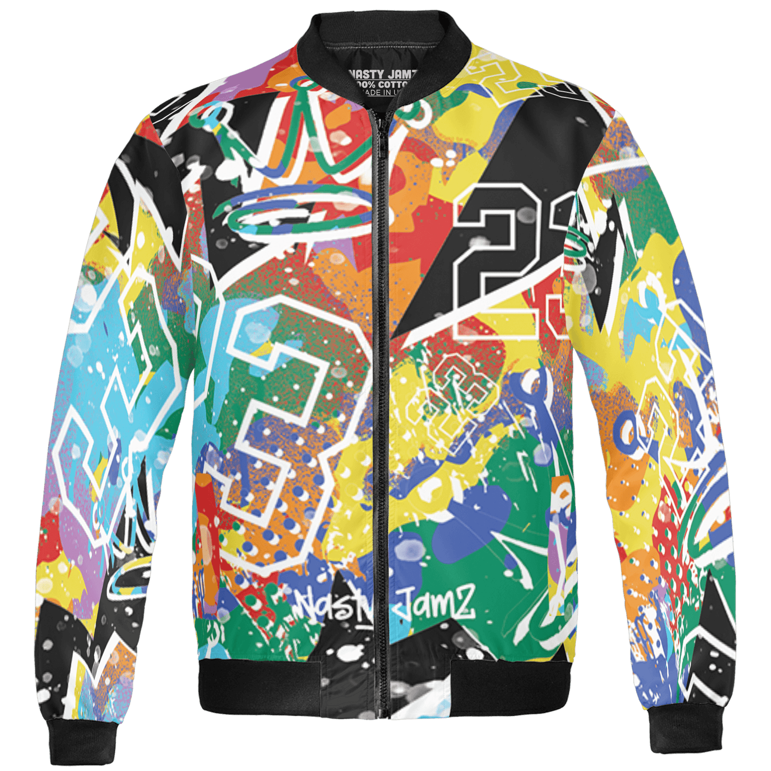 Mid GS Six Championships 1s Jacket Match 23 King 3D All-Over Print Zigzag - NastyJamz