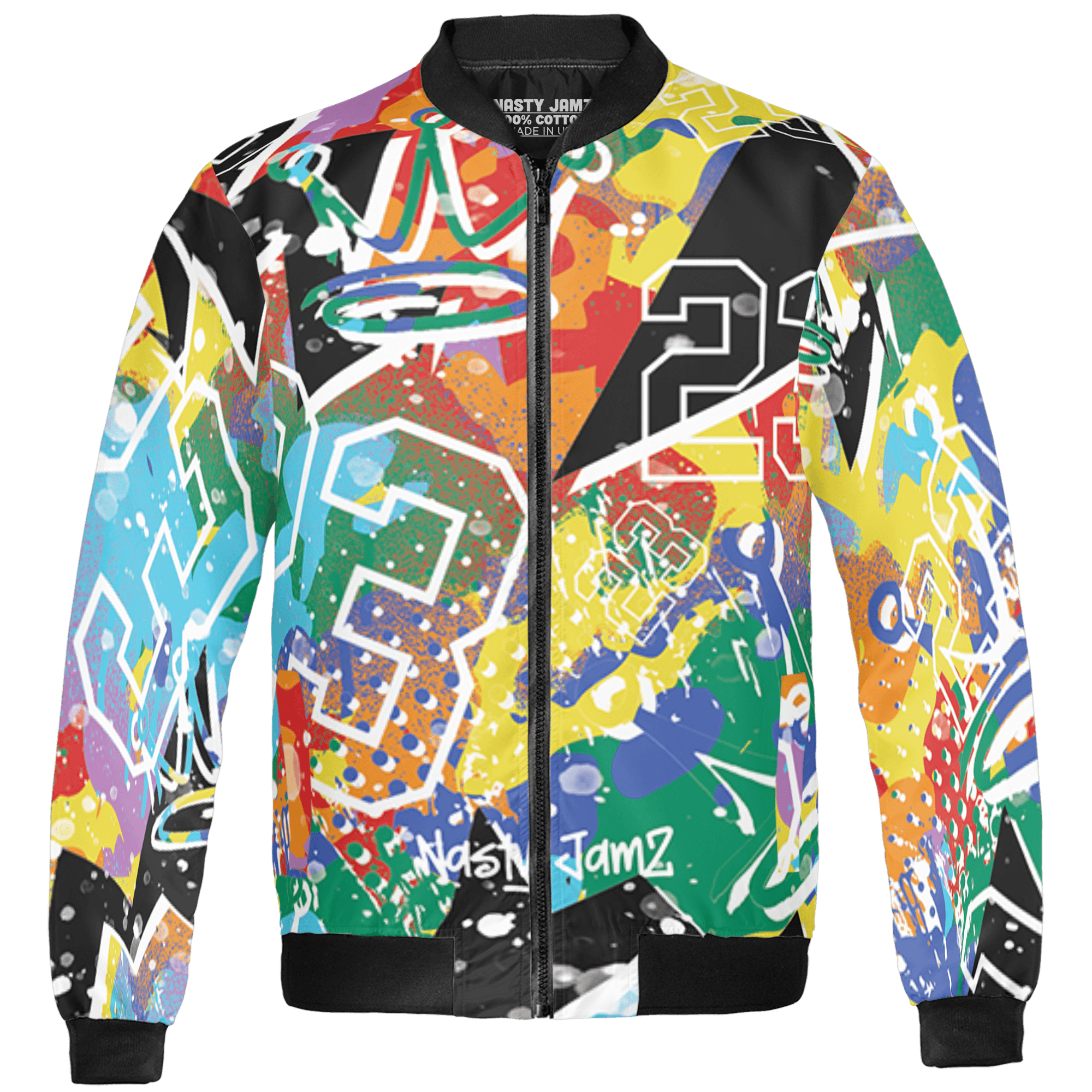 Mid GS Six Championships 1s Jacket Match 23 King 3D All-Over Print Zigzag - NastyJamz