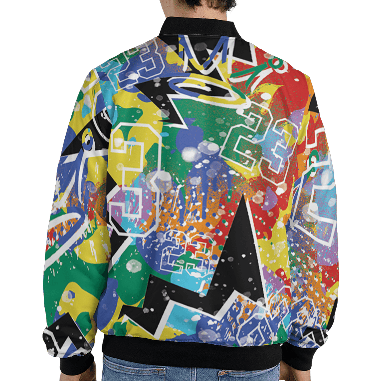 Mid GS Six Championships 1s Jacket Match 23 King 3D All-Over Print Zigzag - NastyJamz