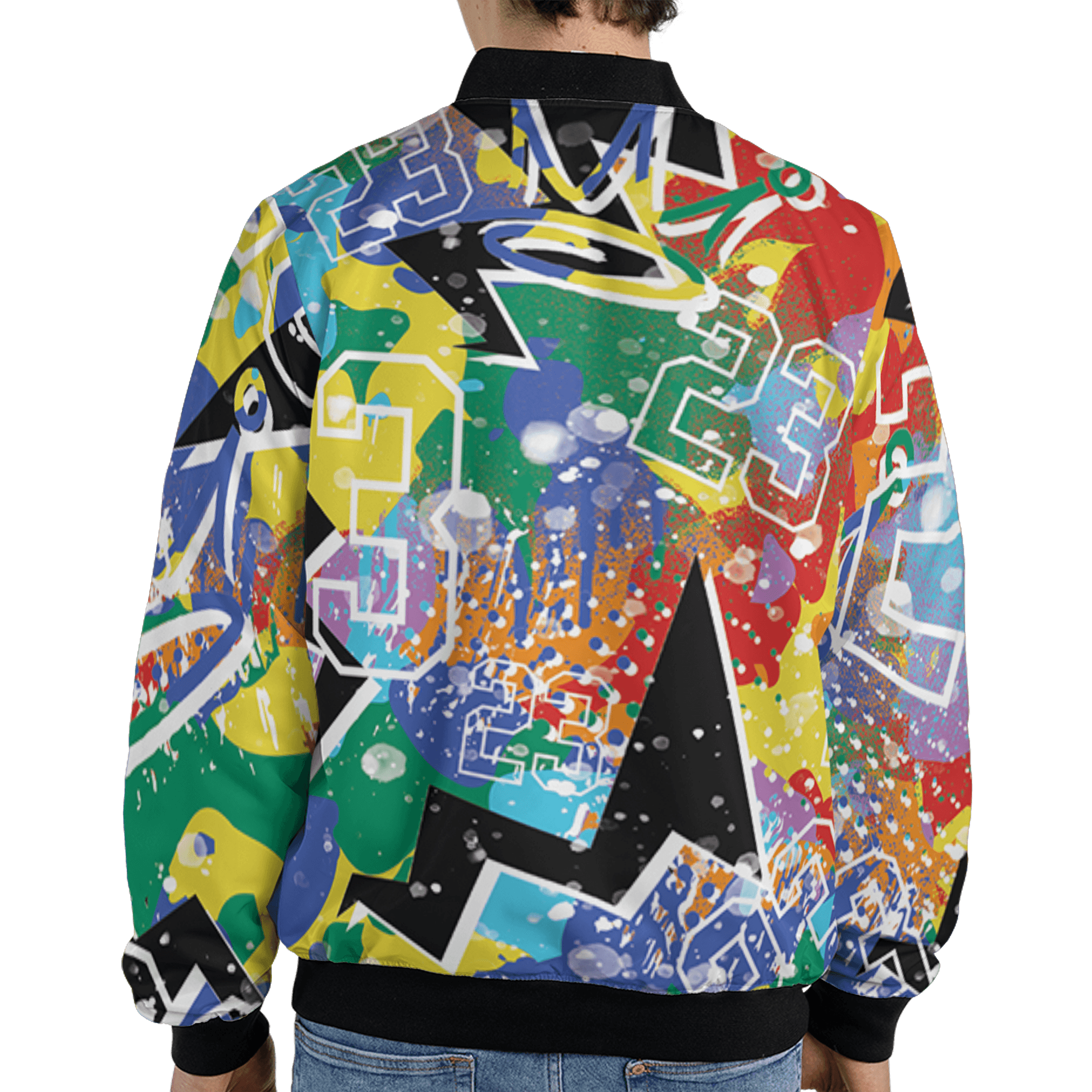Mid GS Six Championships 1s Jacket Match 23 King 3D All-Over Print Zigzag - NastyJamz