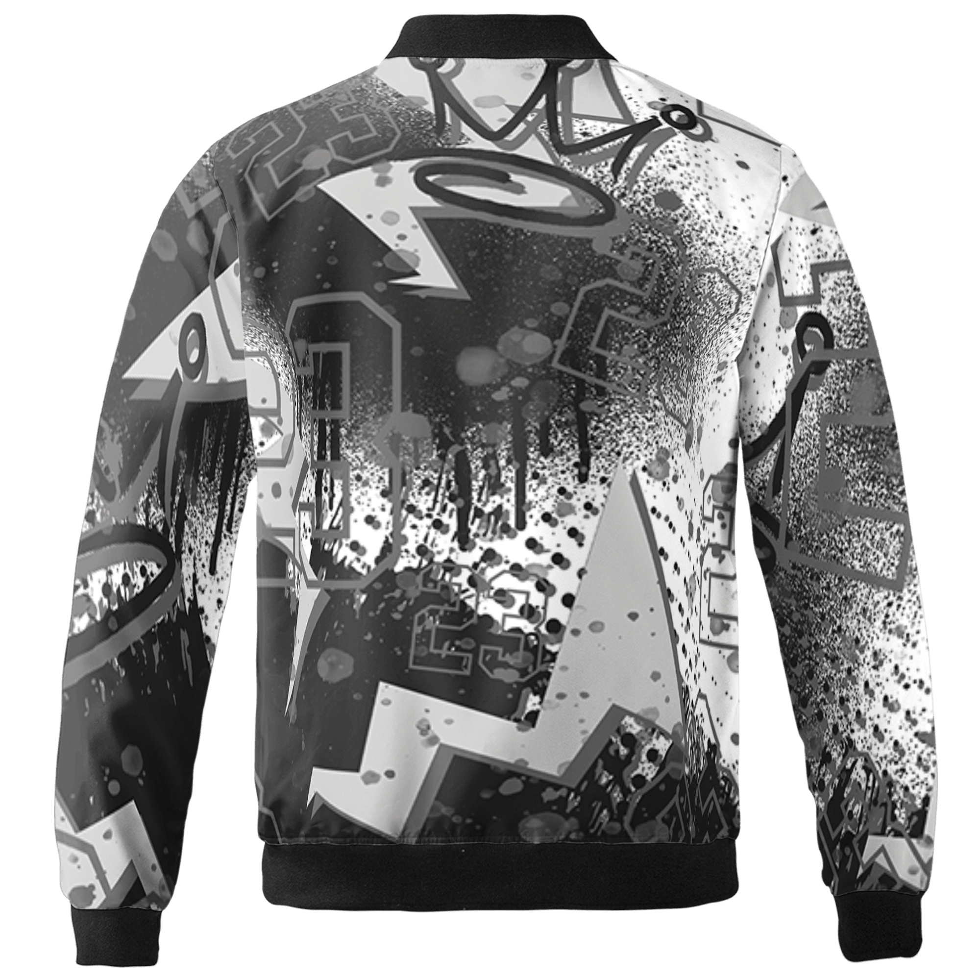 Retro High OG Black White 1s Jacket Match 23 King 3D All-Over Print Zigzag - NastyJamz