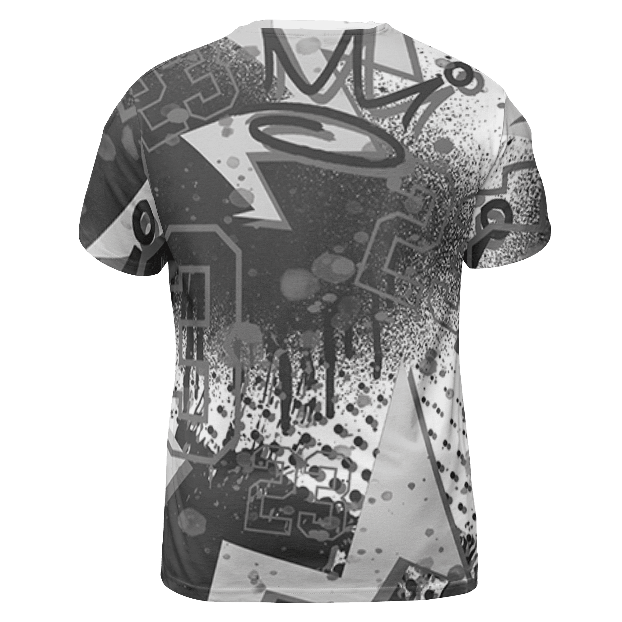 Retro High OG Black White 1s T Shirt Match 23 King 3D All-Over Print Zigzag - NastyJamz