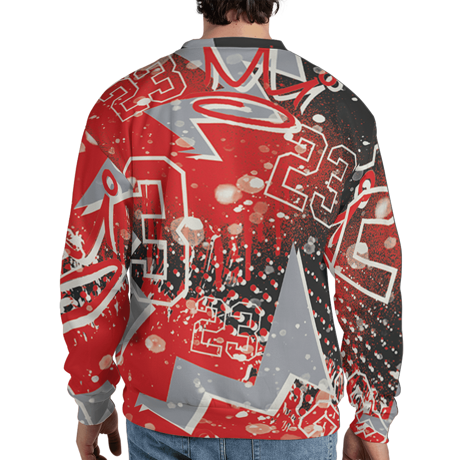 Bred Reimagined 4s Sweatshirt Match 23 King 3D All-Over Print Zigzag - NastyJamz
