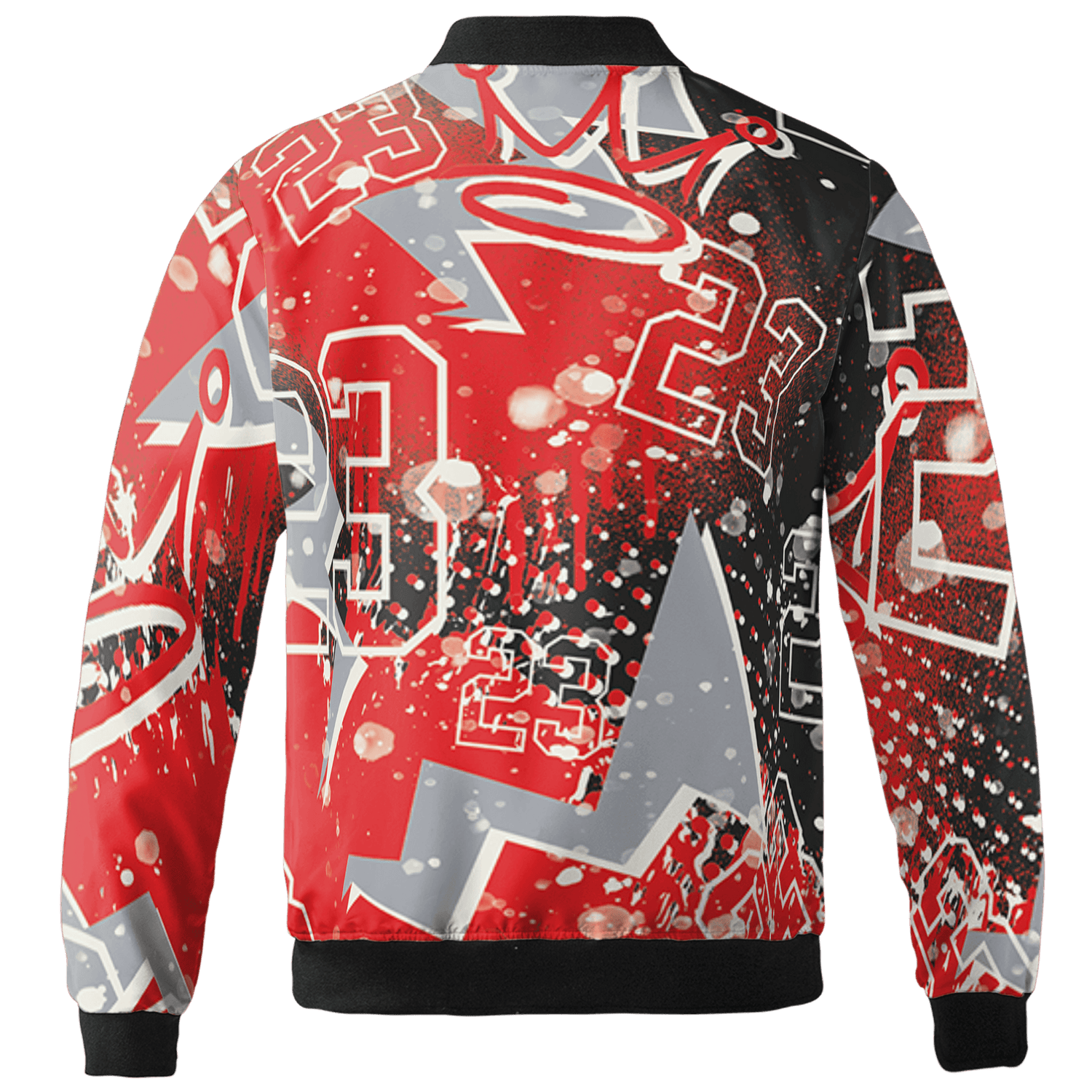 Bred Reimagined 4s Jacket Match 23 King 3D All-Over Print Zigzag - NastyJamz