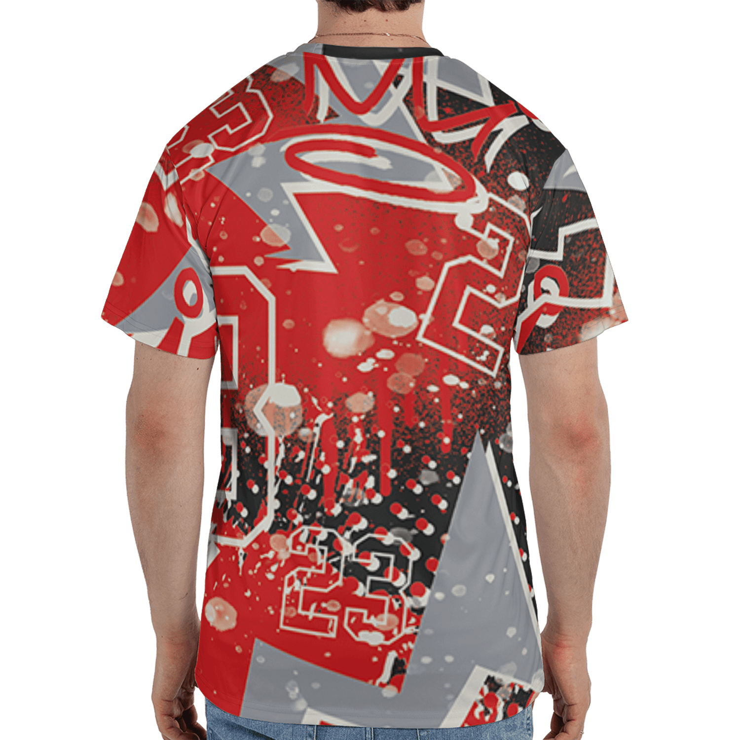 Bred Reimagined 4s T Shirt Match 23 King 3D All-Over Print Zigzag - NastyJamz
