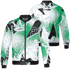 Lucky Green 5s Jacket Match 23 King 3D All-Over Print Zigzag - NastyJamz