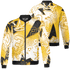Yellow Ochre 6s Jacket Match 23 King 3D All-Over Print Zigzag - NastyJamz