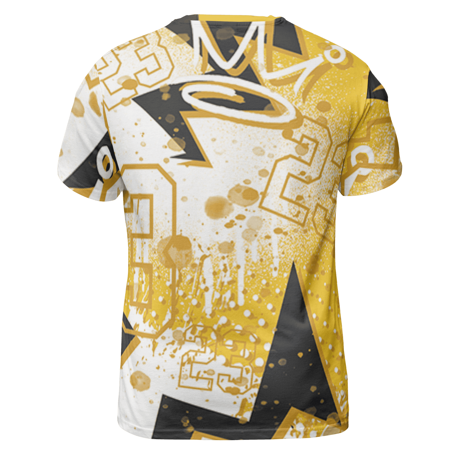 Yellow Ochre 6s T Shirt Match 23 King 3D All-Over Print Zigzag - NastyJamz