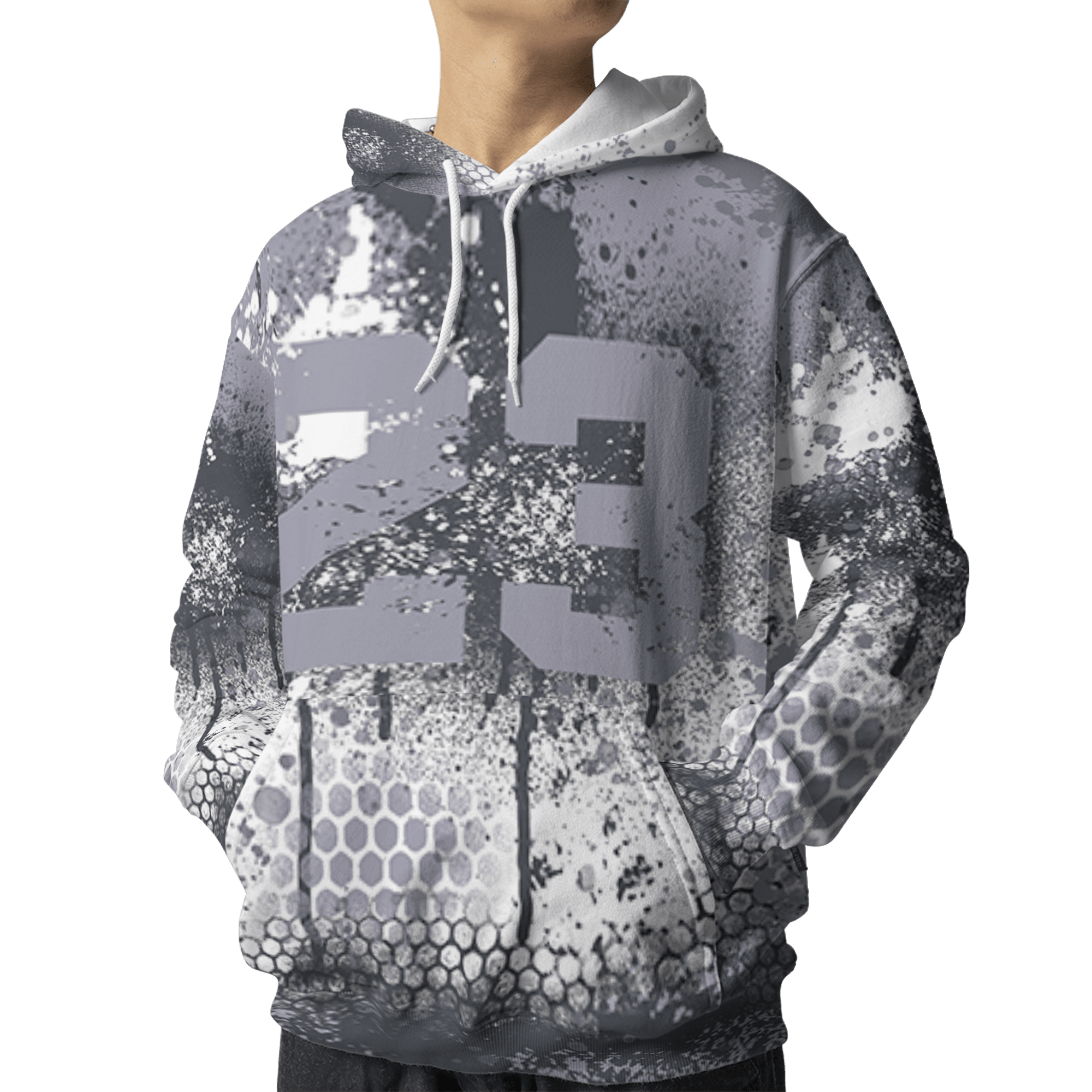 Stealth 14s Hoodie Match 23 Painted Graffiti 3D All-Over Print - NastyJamz