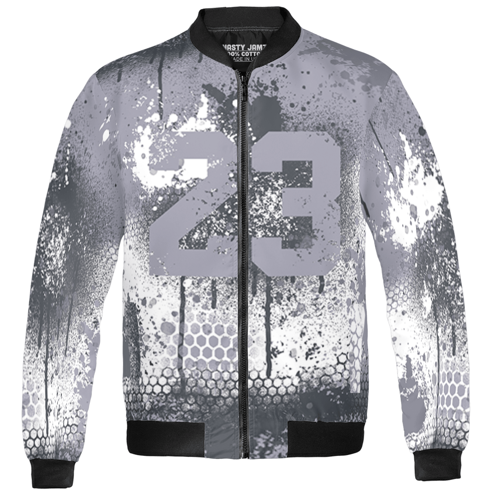 Stealth 14s Jacket Match 23 Painted Graffiti 3D All-Over Print - NastyJamz