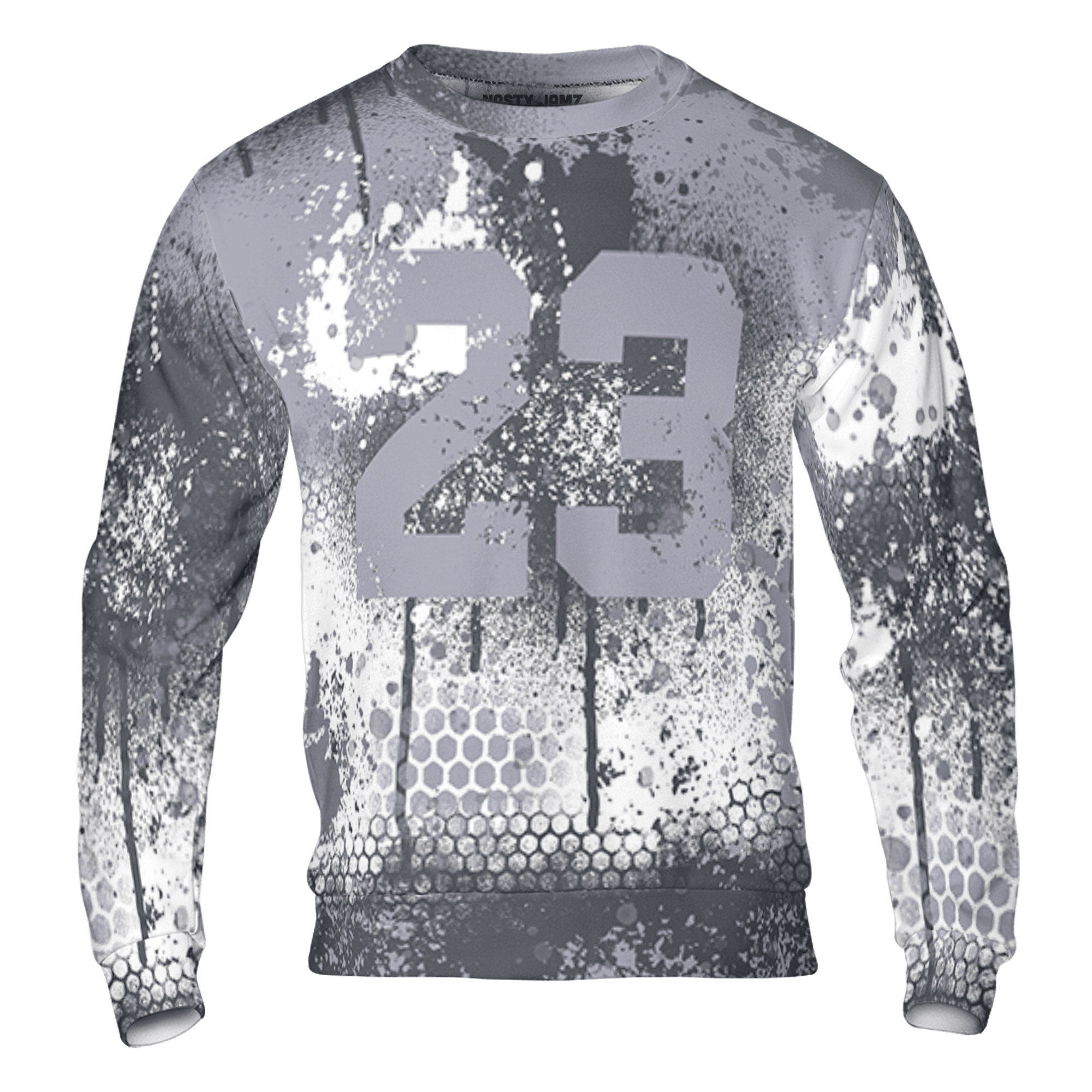 Stealth 14s Sweatshirt Match 23 Painted Graffiti 3D All-Over Print - NastyJamz