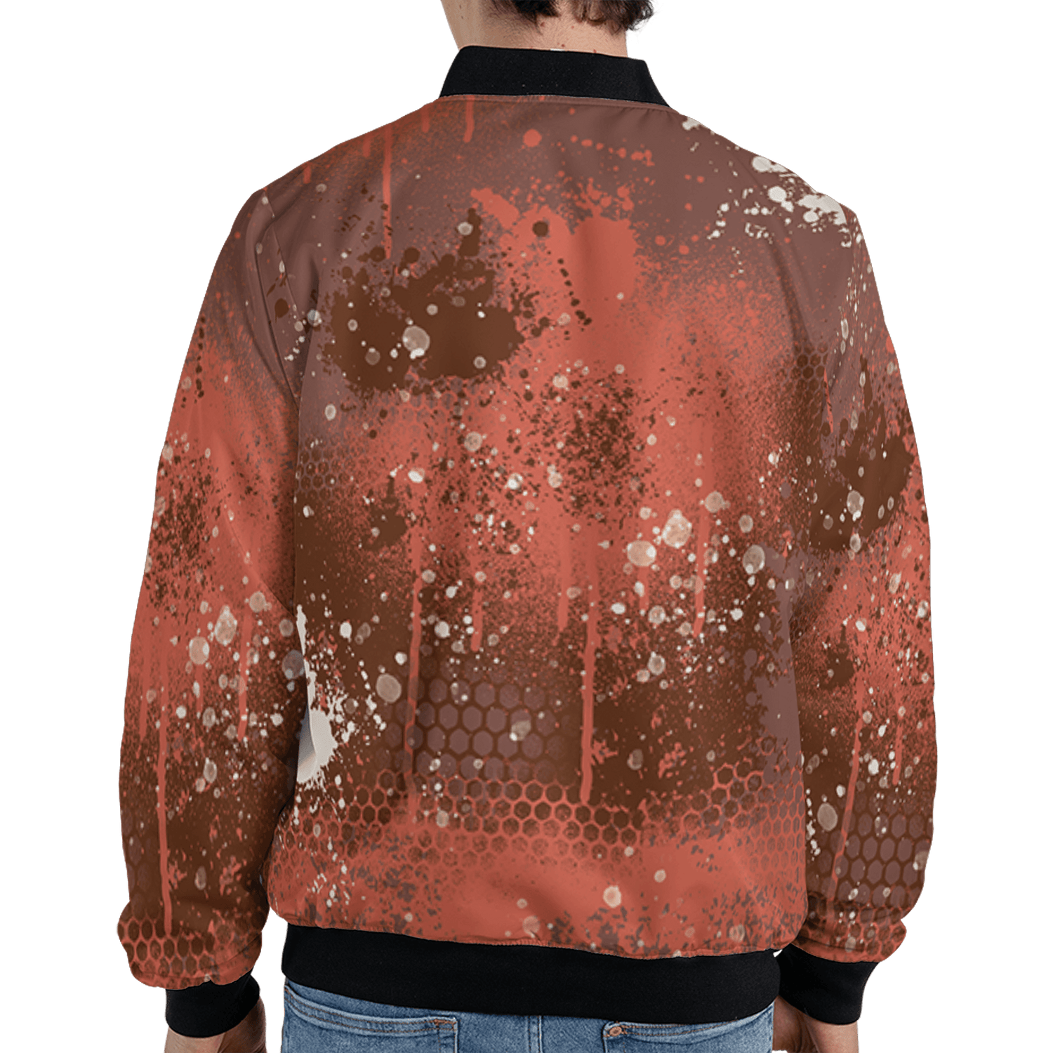 High OG Dusted Clay 1s Jacket Match 23 Painted Graffiti 3D All-Over Print - NastyJamz