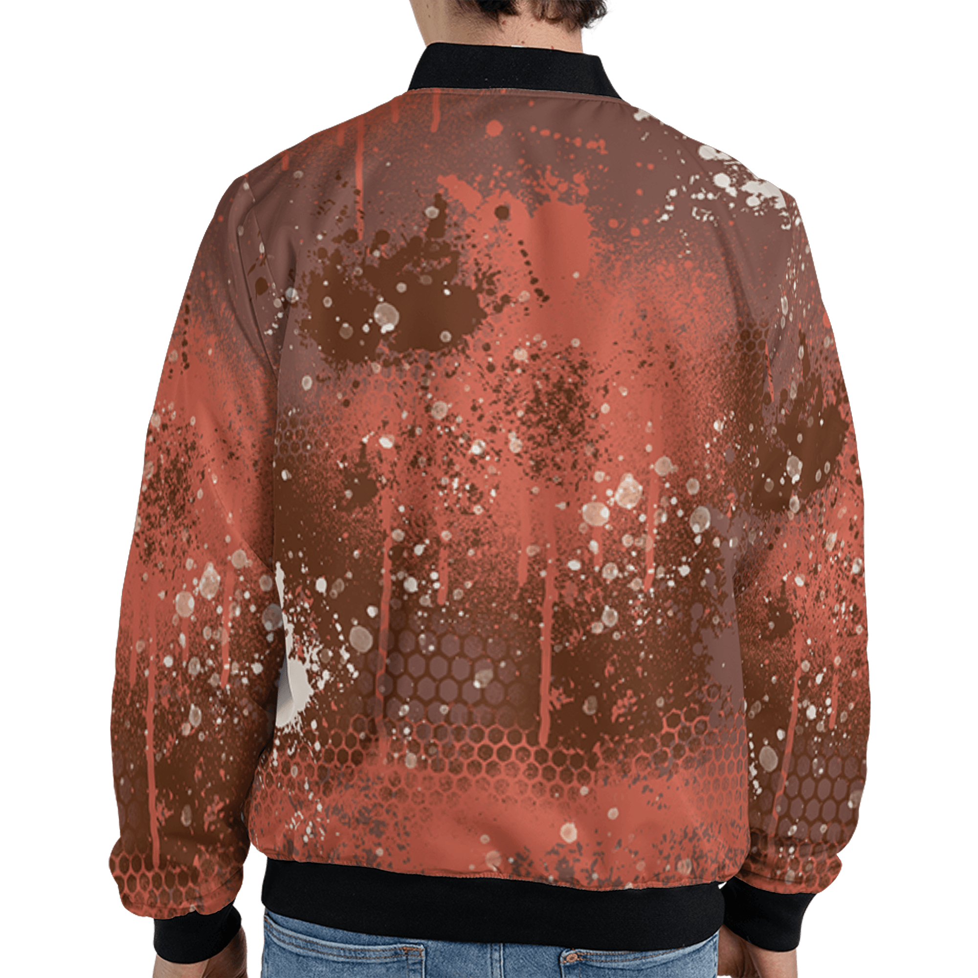 High OG Dusted Clay 1s Jacket Match 23 Painted Graffiti 3D All-Over Print - NastyJamz