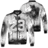 Retro High OG Black White 1s Jacket Match 23 Painted Graffiti 3D All-Over Print - NastyJamz