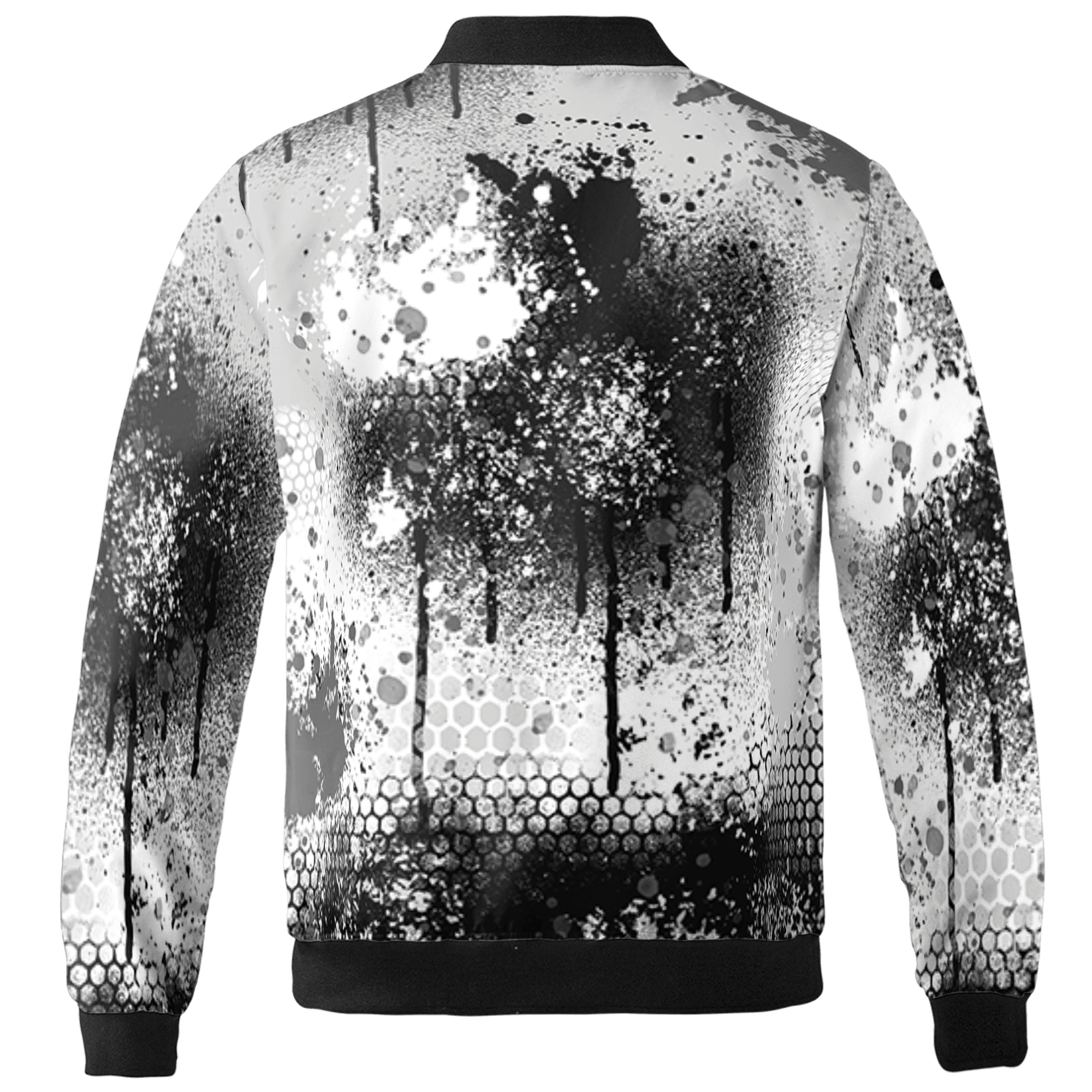 Retro High OG Black White 1s Jacket Match 23 Painted Graffiti 3D All-Over Print - NastyJamz